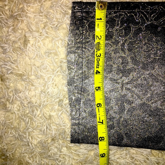 ROBERTO CAVALLI Jeans, Size Large Gold Jacquard Vintage RARE! Made in Italy NWOT - Picture 13 of 15